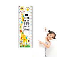 Tùy chỉnh Nhựa hoặc Giấy Gấp Cai Trị Tường Trang Trí Nội Thất Bé Tăng Trưởng Biểu Đồ cho Trẻ Em