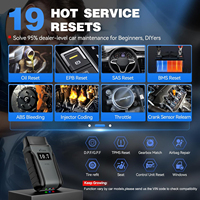 XTOOL A30D UAS/UK/EU Warehouse Herramientas de diagnóstico de actualización gratuita de por vida 19 + Funciones de reinicio APP Control OBD Scanner para todos los coches