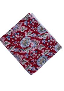 Tela de Lona de Algodón Estampada a Mano con Diseño Floral de Jaipur, India, Peso Medio 280 GSM, Transpirable, Ecológica, Tejido Crudo, OEM - Product Image 6