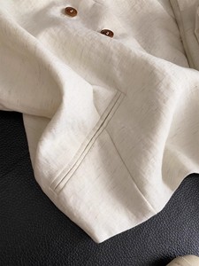 Ensemble deux pièces décontracté pour <span class=keywords><strong>femme</strong></span> : débardeur et pantalon taille basse en coton et lin – Nouvelle collection été 2026 - Product Image 4