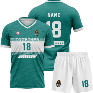 Nhà Máy Bán Buôn Tùy Chỉnh Ngắn Cơ Thể Áo Bóng Đá Câu Lạc Bộ Đội Thiết Kế Mới Bóng Đá Thể Thao Tùy Biến - Product Image 5