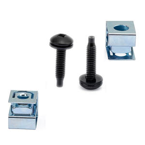 맞춤형 탄소강 M6 랙 나사, 나일론 와셔 및 케이지 너트 - Product Image 1