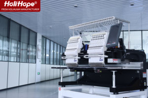 Máquina de Bordar Computarizada de <span class=keywords><strong>2</strong></span> Cabezales Holiauma Holihope, Garantía del Fabricante de 10 Años, Tipo <span class=keywords><strong>Tajima</strong></span>, para Bordar Gorras y Camisetas - Product Image 3