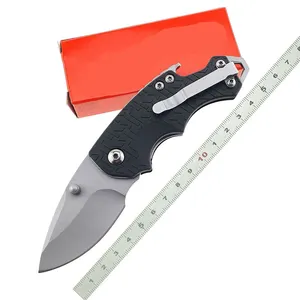 Exquisites Minitaschenmesser 3CR Edelstahl Outdoor Camping Überleben Klappmesser Kunststoffgriff praktisches Klappmesser