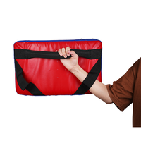Cible de Coup de Pied Courbée Rouge en Gros, Logo Personnalisable, Équipement d'Entraînement pour Jeunes Enfants en Boxe, Taekwondo et Arts Martiaux Iraniens