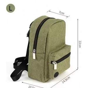 Échantillon Gratuit : Sac à Dos Portable pour Animaux de Compagnie avec Laisse Réglable, Sacs à Dos pour Chiots, Harnais Portable à Motif Dessin Animé, Sacs à Collations d'Extérieur pour Chiens Teddy - Product Image 1