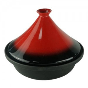 Bán Buôn Sang Trọng Đúc Sắt Tagine Nồi Men Lớp Phủ Cổ Điển Nhà Bếp Đồ Nấu Nướng Đặt Gốm Nắp Cho Gas Cảm Ứng Bếp 28 Cm - Product Image 4