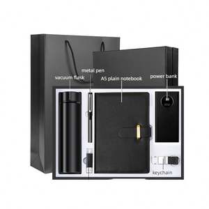 Set de Regalo de Cuaderno de Lujo Personalizado 2025, Caja de Regalo Premium, Taza de Vacío con Serigrafía, Bolígrafo, Llavero USB, Regalo de Graduación, Regalo Empresarial - Product Image 1