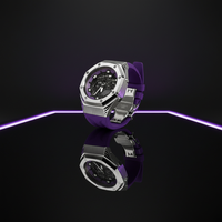 Kit de bracelet et de lunette en acier inoxydable respirant de 45 mm pour G-Shock ZT-23, avec fermoir papillon, pour un look de luxe en gros