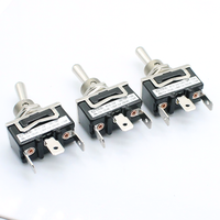 Interrupteur à bascule SPST SPDT 10A 250VAC 2 broches 3 broches On-off/on-on/on-off-on 3 positions 3 broches Interrupteur momentané DPDT Bakélite Instruments