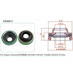 Sello de Eje para Compresor <span class=keywords><strong>NIPPON</strong></span> <span class=keywords><strong>DENSO</strong></span> R134a, Sello de Aceite para Compresor - Product Image 2