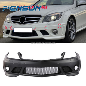 Couvercle de pare-chocs avant en matériau PP avec capteur d'aide au stationnement pour Mercedes pour Benz classe C W204 2008 2009 2010 2011 2012 C300 <span class=keywords><strong>C350</strong></span> - Product Image 6