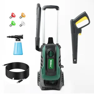 80-120 Bar Pressure Washer, 2.0 GPM Electric Power Washer 1400W High Pressure Washer with 4 Nozzles, Spray Bottle and Hose Reel