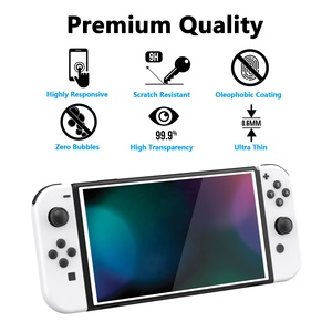 ฟิล์มกันรอยหน้าจอแบบใส แข็งแรงพิเศษ สำหรับเครื่องเล่นเกม <span class=keywords><strong>Nintendo</strong></span> Switch <span class=keywords><strong>OLED</strong></span> - Product Image 5