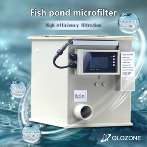Qlozone 5m3/<span class=keywords><strong>h</strong></span> AO lọc nhỏ Koi AO trọng lực lọc bán buôn bơm Fed quay trống lọc cho Koi AO 10ton - Product Image 2