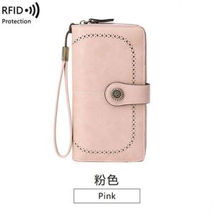 Free Sample custom designed band thick <b>money</b> ladies rfid security trifold polyester <b>wallet</b> zip - Product Image 4