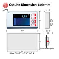 Dynamomètre numérique portable avec transmission RS485, indicateur de cellule de charge réglable pour le contrôle du poids