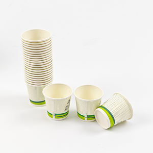 Gobelets en papier jetables à café chaud imprimés sur mesure 8oz 12oz 16oz 500ml tasses <span class=keywords><strong>Togo</strong></span> pour les fêtes pour couvercle en plastique personnalisé - Product Image 3