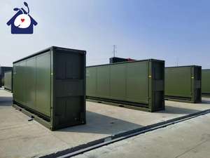 Maison modulaire préfabriquée extensible de 40 pieds 2 3 4 chambres à coucher Maison conteneur d'expédition Panneau sandwich Matériel Maison Bureau Boutique Villa Hôtel - Product Image 4