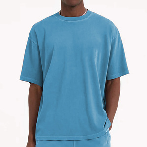 T-shirt Oversize Uni en Molleton Lourd 100% Coton pour Homme – Style Streetwear – Fabrication Française – Idéal pour la Personnalisation - Product Image 1