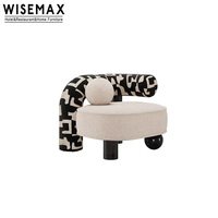 Canapé de salon moderne WISEMAX FURNITURE, fauteuil rembourré en tissu, chaise longue de détente pour hôtel, villa, bureau