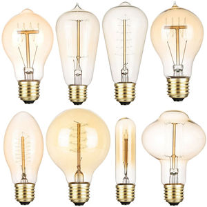Bombilla <span class=keywords><strong>Edison</strong></span> Industrial Vintage E27 de 40W, Luz de Filamento Blanco Cálido, Lámpara Decorativa - Product Image 1