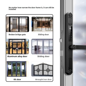 Cerradura Inteligente de Aluminio con Aislamiento Térmico para Exteriores, Impermeable, con Huella Dactilar, Contraseña, Desbloqueo Remoto, Apertura con un Toque, Alimentación por CC - Product Image 3