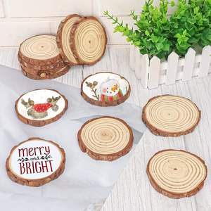 Tự Nhiên dang dở 10-12 Inch Gỗ Lát Mộc Mạc Bằng Gỗ Vòng Tròn Vỏ Cây Cho Hàng Thủ Công Tự Làm Dự Án Gỗ Thủ Công Mỹ Nghệ Bằng Gỗ Hộp Tường Dấu Hiệu - Product Image 4