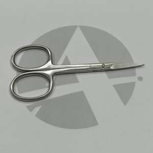 Tijeras profesionales de acero inoxidable para manicura y cutícula con hoja curva de 3,5 "para cuidado de uñas y corte de pelo de cejas - Product Image 5