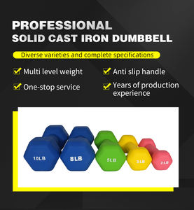 Haltères hexagonaux 1 <span class=keywords><strong>kg</strong></span> 2 <span class=keywords><strong>kg</strong></span> <span class=keywords><strong>5</strong></span> <span class=keywords><strong>kg</strong></span> Haltère en néoprène <span class=keywords><strong>5</strong></span> lb Forme d'os Hexagonale Musculation Gym Fitness Haltère - Product Image 6