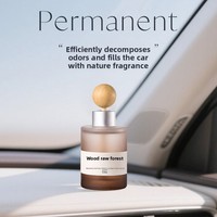 Désodorisant de voiture haut de gamme moderne à fixer sur le siège, aux huiles essentielles de rose, parfum longue durée, élimination des odeurs