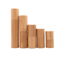 1ml 2ml 3ml 5ml 10ml 15ml bambu Roll on parfum minyak esensial rol kaca pada botol dengan tutup bambu