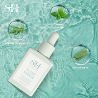 Meilleure vente en gros de l'huile de romarin à base de plantes extrait de menthe poivrée toilettage rapide des cheveux huile de sérum de croissance des cheveux sauvages
