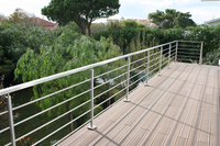 Balustrades et rampes en acier inoxydable 304/316 - Garde-corps à câbles pour balcon, escalier, extérieur |   Installation facile |   CE