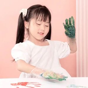 Gants jetables sur mesure pour enfants, pour la préparation alimentaire, la cuisine, l'art (peinture), emballés individuellement, anti-salissures - Product Image 5