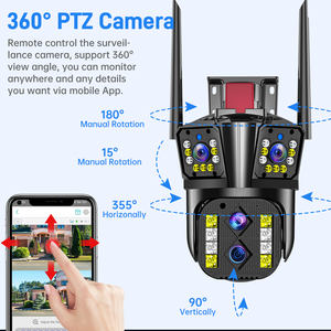 Difang 16MP 10x Zoom Outdoor Wasserdichte Sicherheits-WLAN-Kamera, Farbige Nachtsicht, KI-Auto-Tracking Überwachungskamera zum Verbinden mit dem Telefon - Product Image 3
