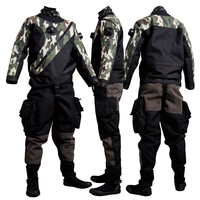 Combinaison de plongée camouflage personnalisée pour la plongée sous-marine |   Combinaison étanche professionnelle pour la glace et les eaux profondes