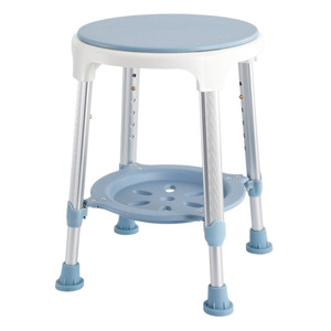 Understand Better Shower <b>Stool</b> 35cm Aluminum Alloy <b>Height</b> <b>Adjustable</b> With Storage Shelf For Elderly And Pregnant Women - Product Image 1