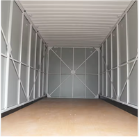 Conteneur de stockage en acier préfabriqué mobile de conception moderne de 20 pieds YK Portable et pliable avec porte enroulable pour une utilisation en entrepôt