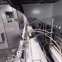 Petit équipement de peinture automatique pour boîtiers de capteurs industriels, ligne de pulvérisation personnalisée pour le processus de fabrication de dispositifs de capteurs