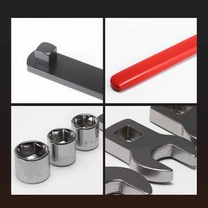 Clé de tension de courroie de guidage automobile 11 en 1 avec barre d'extension, outil de réglage de courroie moteur en acier à haute teneur en carbone - Product Image 5