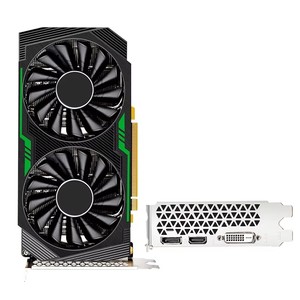 การ์ดจอกราฟิกประสิทธิภาพสูง GDDR6 6GB 192Bit พัดลมคู่ PCI 3.0 X16 สำหรับเดสก์ท็อป OEM เกมมิ่ง 8Pin RTX 2060 VGA รุ่นใหม่ - Product Image 3