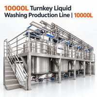 Imberson 10000L Ligne de production clé en main pour lavage de liquides avec homogénéisateur à cisaillement élevé