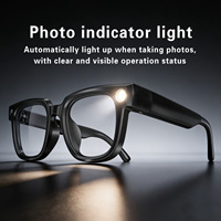 Lunettes Intelligentes de Traduction IA avec Caméra HD 8MP, Audio Stéréo Open-Ear et Appels Mains Libres
