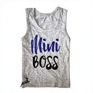 Wholesale Baby Boys Safari Style Tank Top – Organic Cotton, Short Sleeve, Eco-Friendly Plus Size Kids Wear - Product Image 1