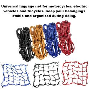 Filet de protection pour réservoir de moto 30x30cm avec <span class=keywords><strong>6</strong></span> crochets et 4 compartiments pour casque - Product Image 4