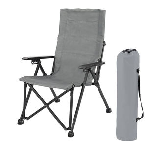 Nouvelle chaise de camping et de plage compacte de luxe 2025, la plus vendue, robuste, avec dossier réglable sur quatre positions et accoudoir tactique - Product Image 1