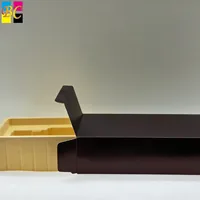 Boîte de luxe personnalisée à extrémités pliées pour emballage cadeau cosmétique, carton pliable avec doublure personnalisée pour marques de beauté et vente au détail