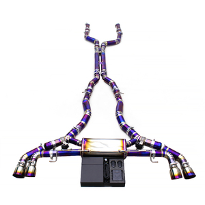 Sistema <span class=keywords><strong>de</strong></span> <span class=keywords><strong>Escape</strong></span> Catback <span class=keywords><strong>de</strong></span> Titanio OBM para BMW X5M/X6M F95/F96 4.4TT 2020-2024, Silenciador <span class=keywords><strong>de</strong></span> Alto Rendimiento con Válvula Electrónica, Sistema <span class=keywords><strong>de</strong></span> <span class=keywords><strong>Escape</strong></span> Deportivo - Product Image 1