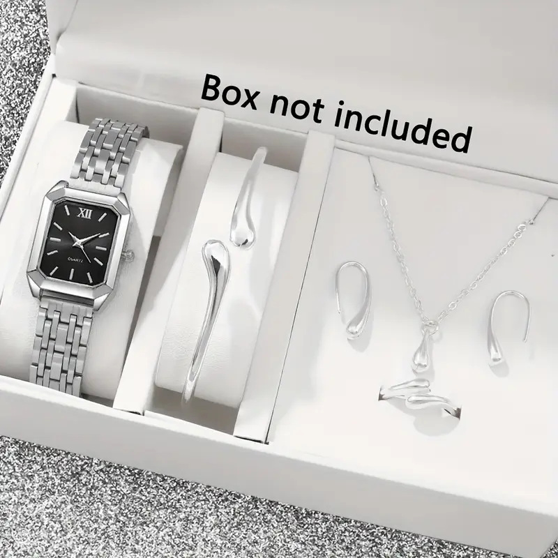 Silver shell black set-without box